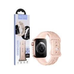 Hoco Silicone Bracelet WA30 Flexible Series iWatch (42/44/45/49mm) Powder Sand Hoco Silicone Bracelet WA30 Flexible Series iWatch (42/44/45/49mm) Powder Sand